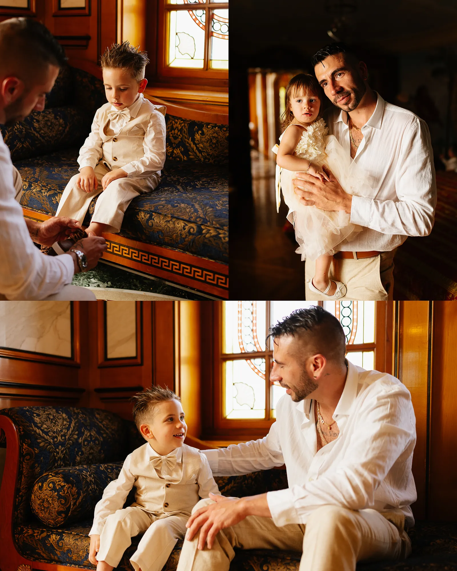 Alicia & Josh wedding album spread