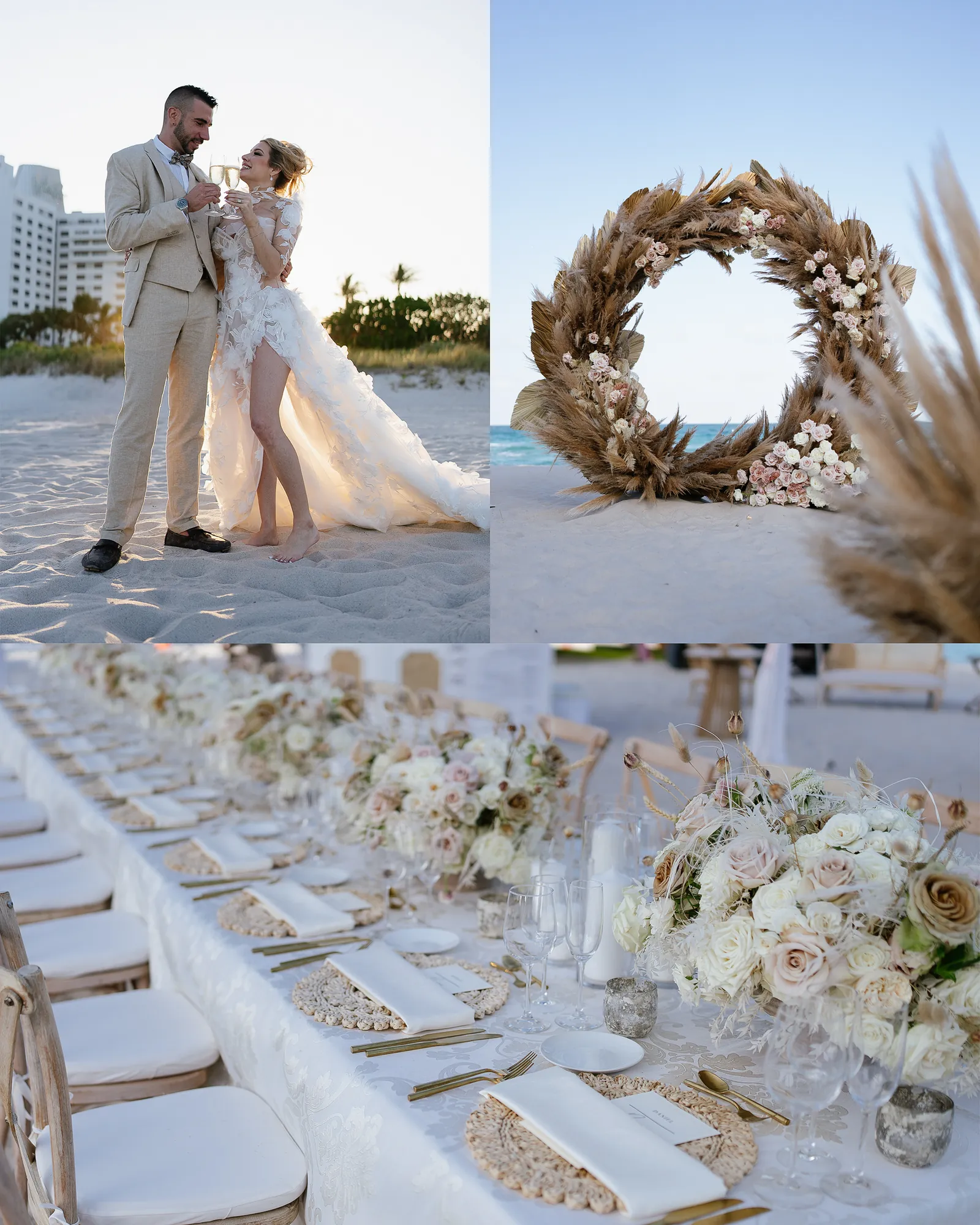 Alicia & Josh wedding album spread