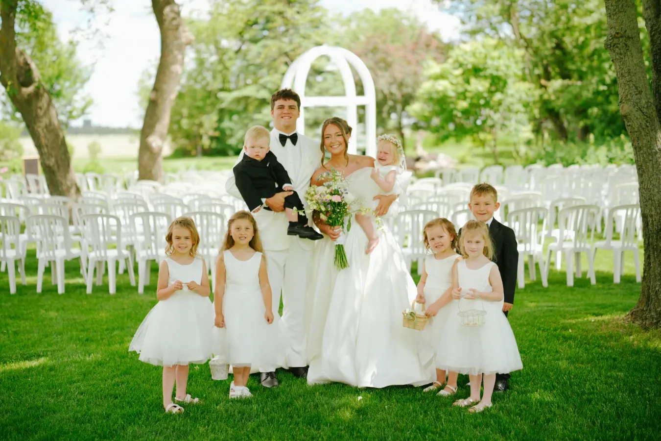 Amy & Teddy wedding at Family farm