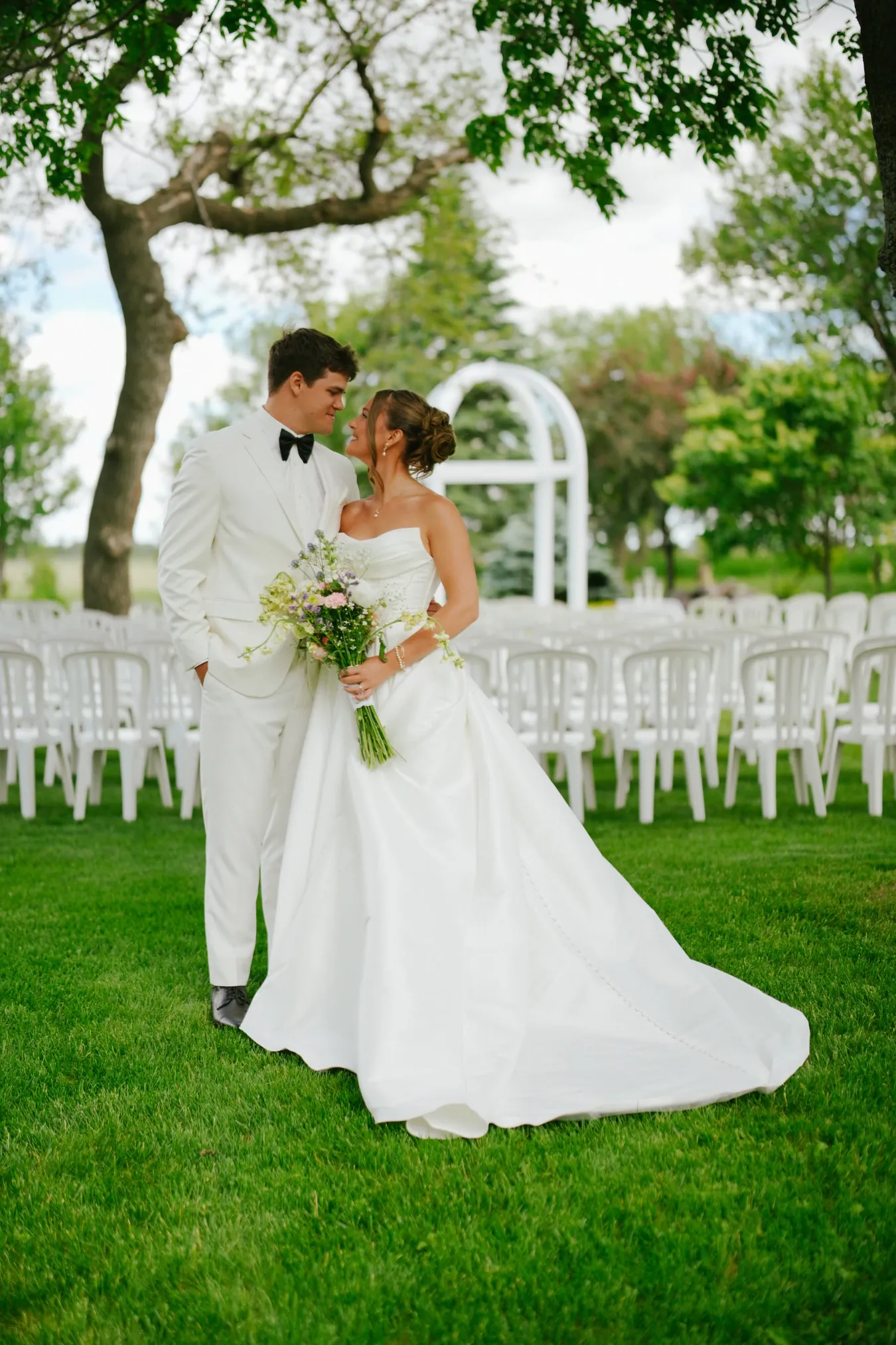 Amy & Teddy wedding at Family farm