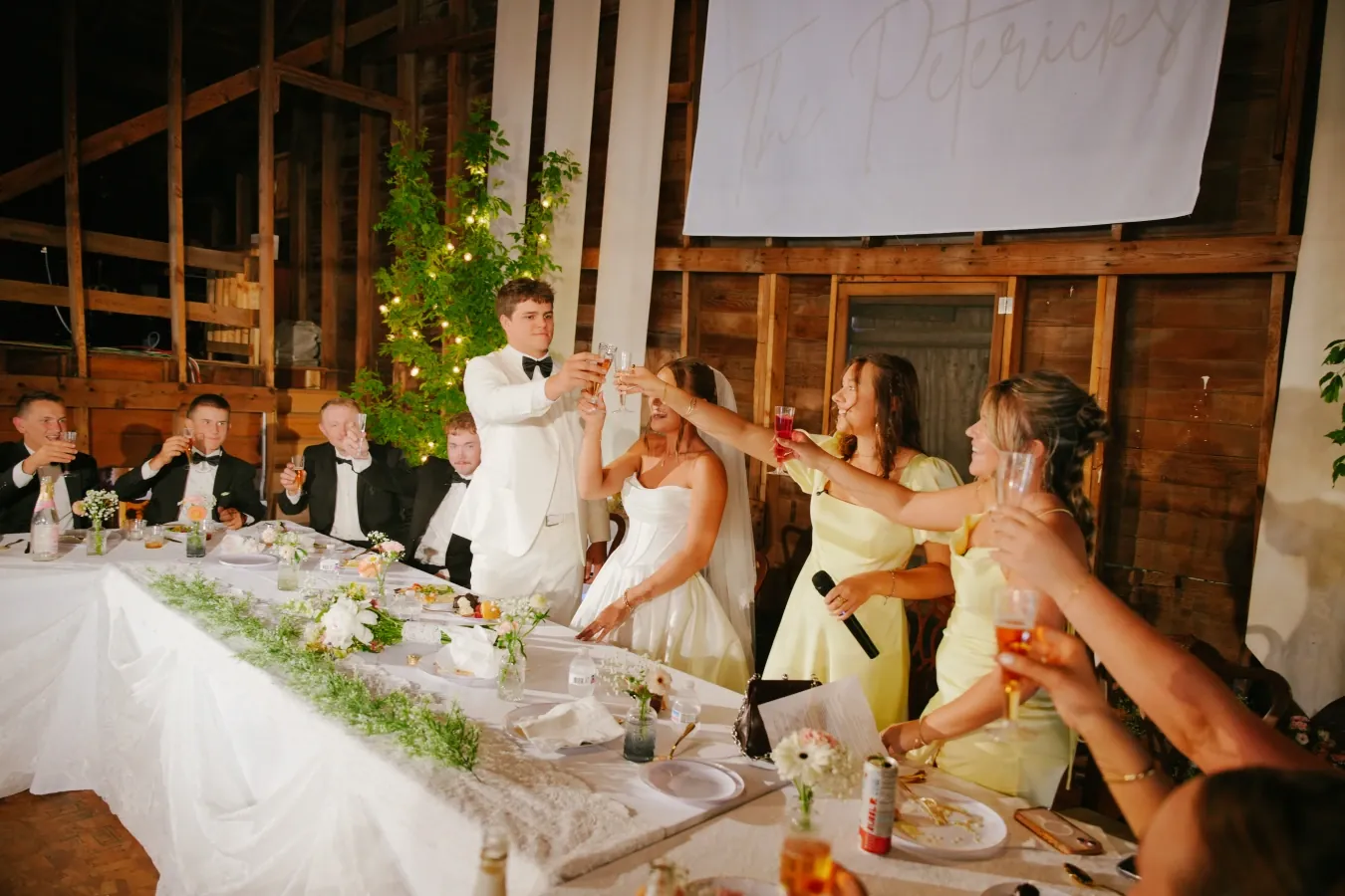 Amy & Teddy wedding at Family farm
