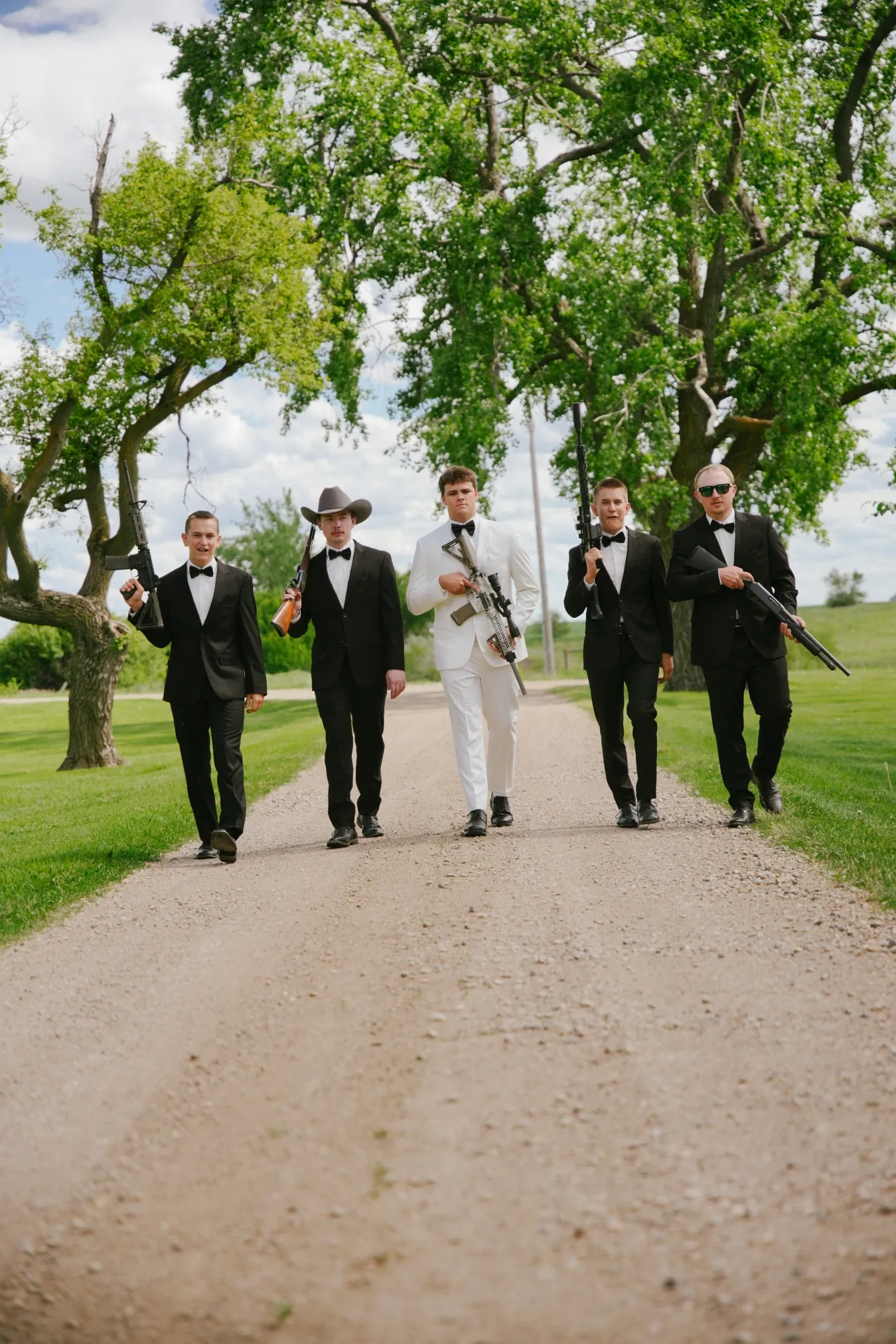 Amy & Teddy wedding at Family farm