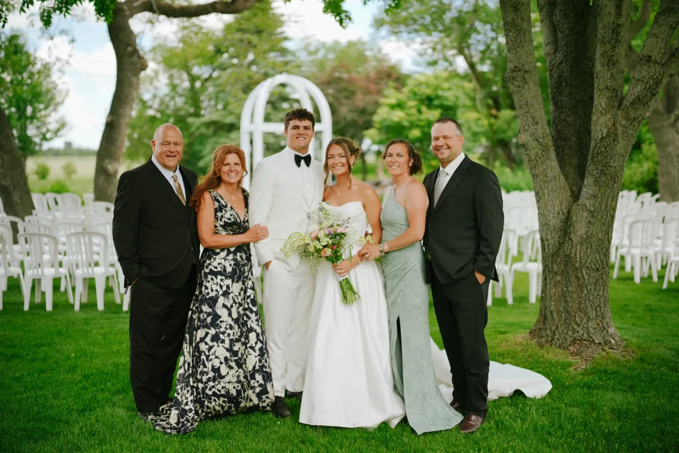 Amy & Teddy wedding at Family farm