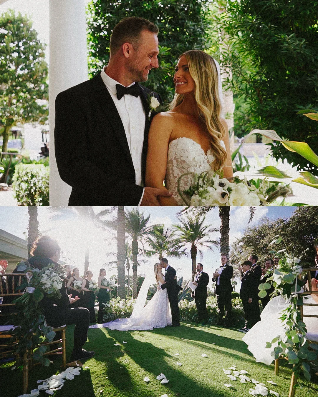 Cara & Samuel wedding album spread