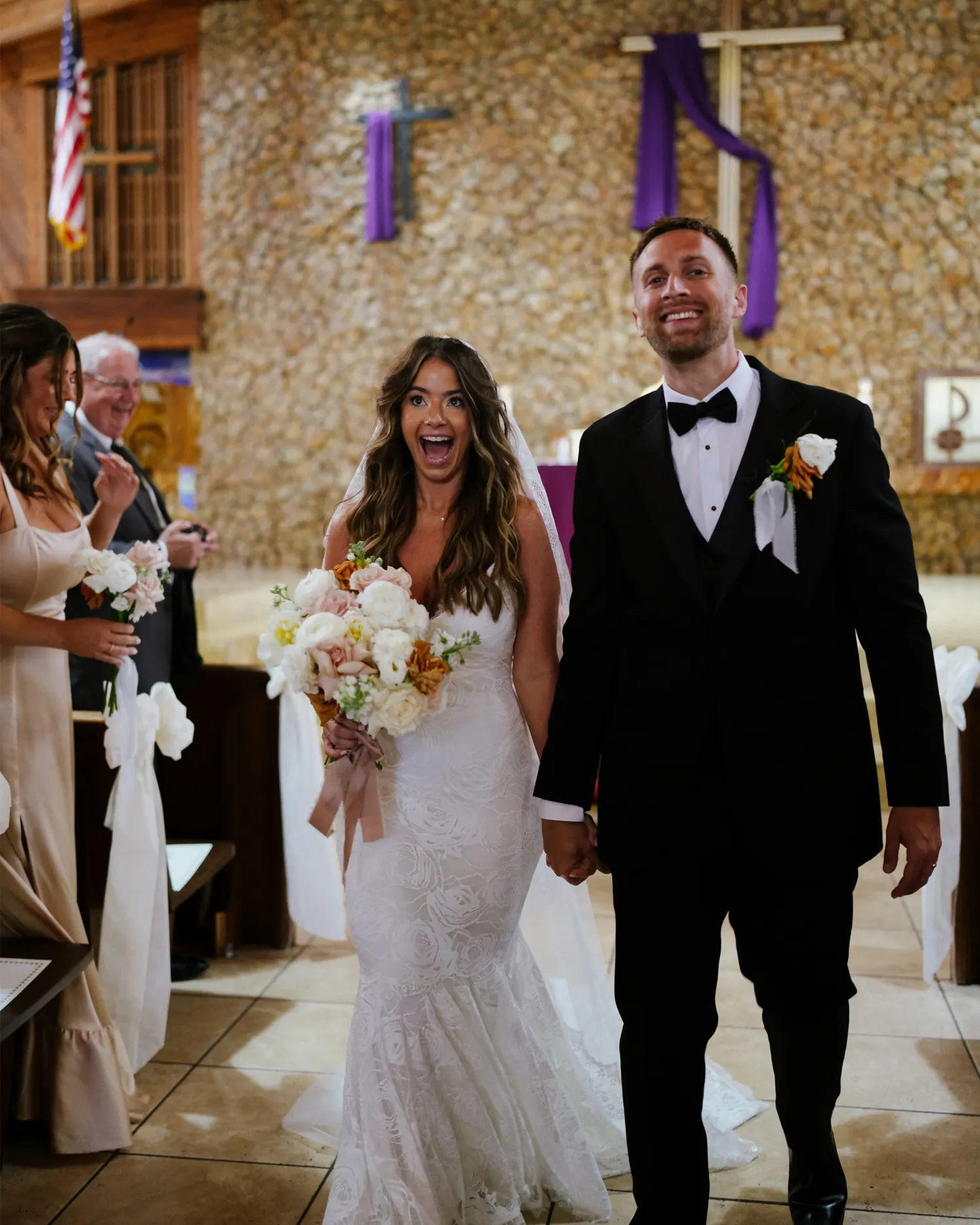Jaime & John wedding album spread