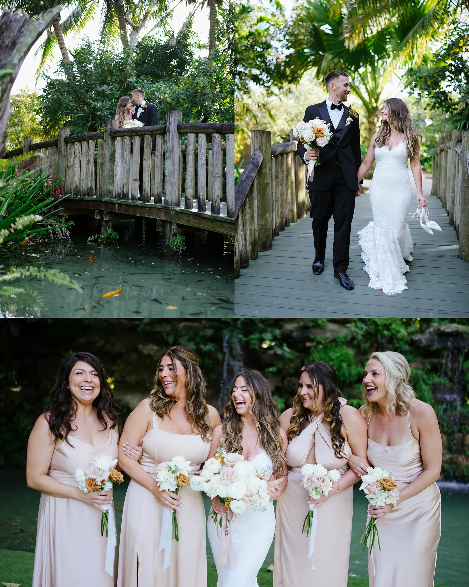 Jaime & John wedding album spread
