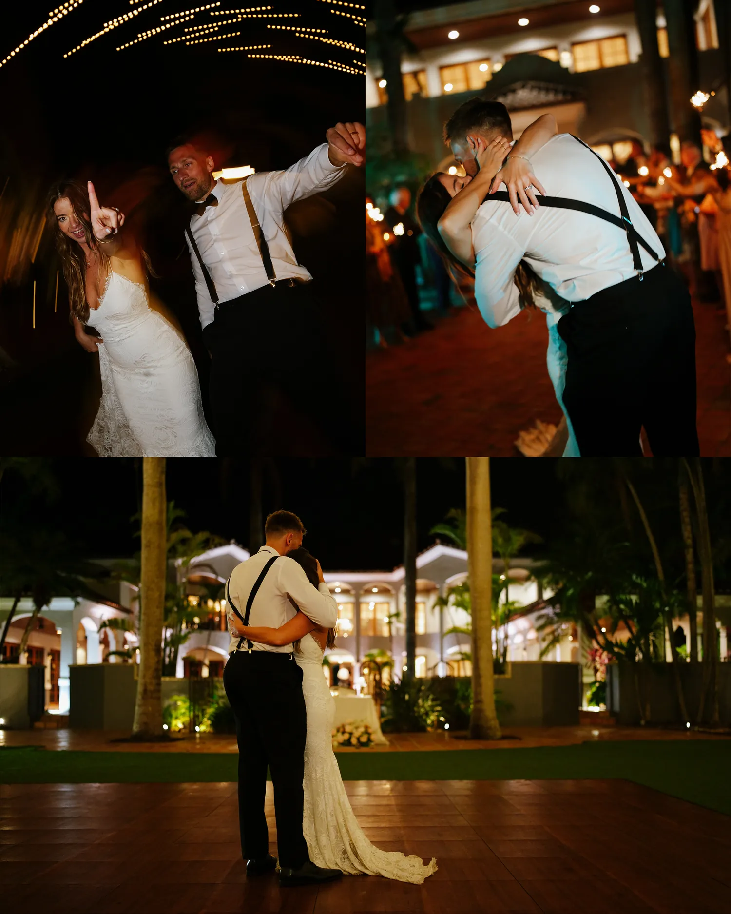 Jaime & John wedding album spread