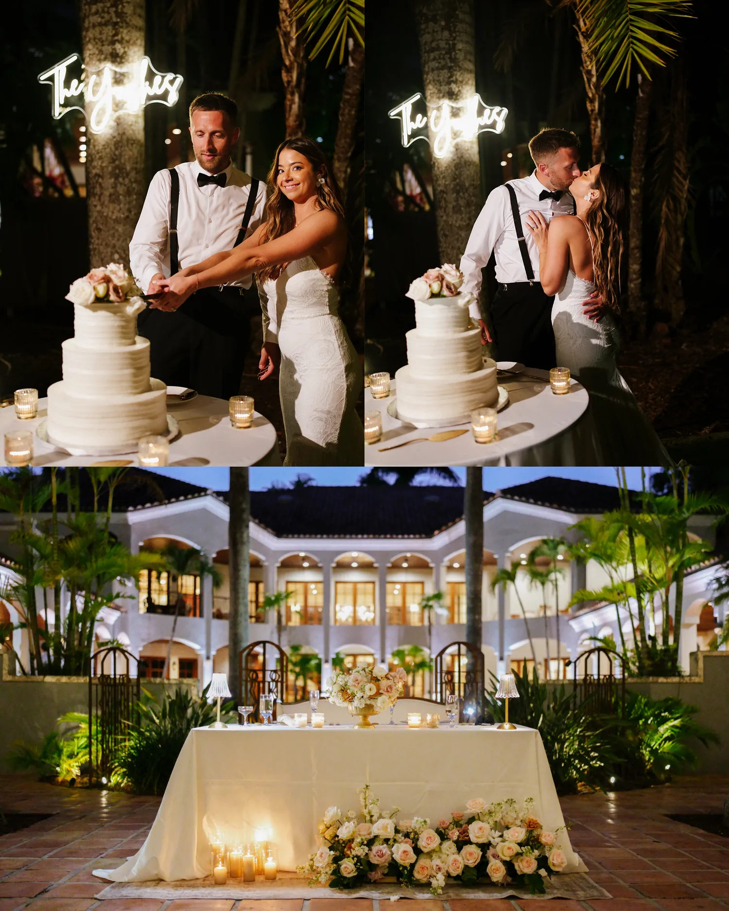 Jaime & John wedding album spread