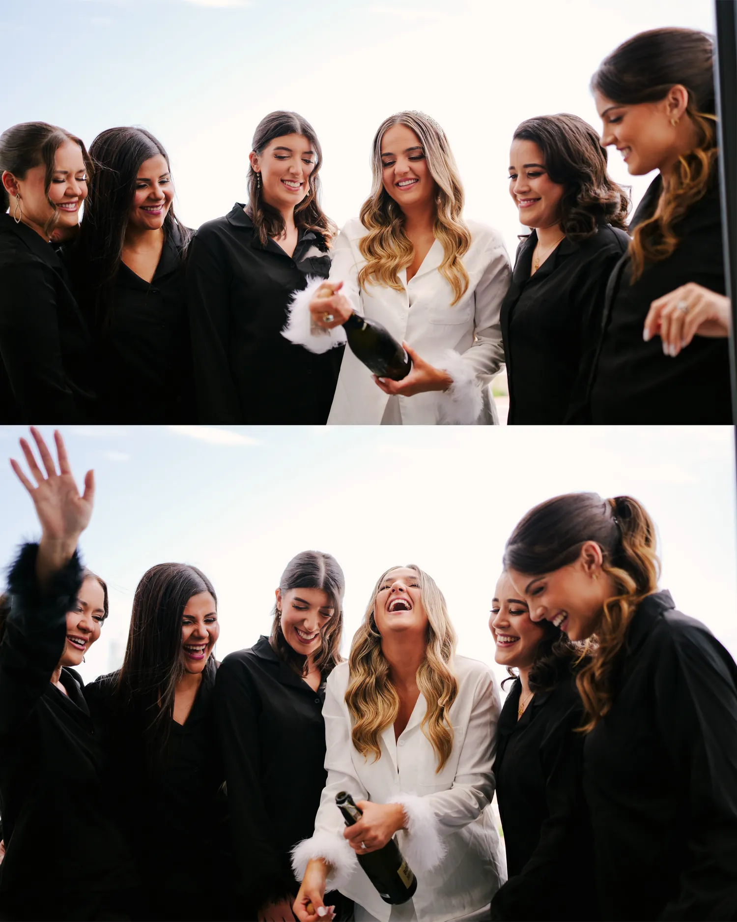Joanna & Miguel wedding album spread