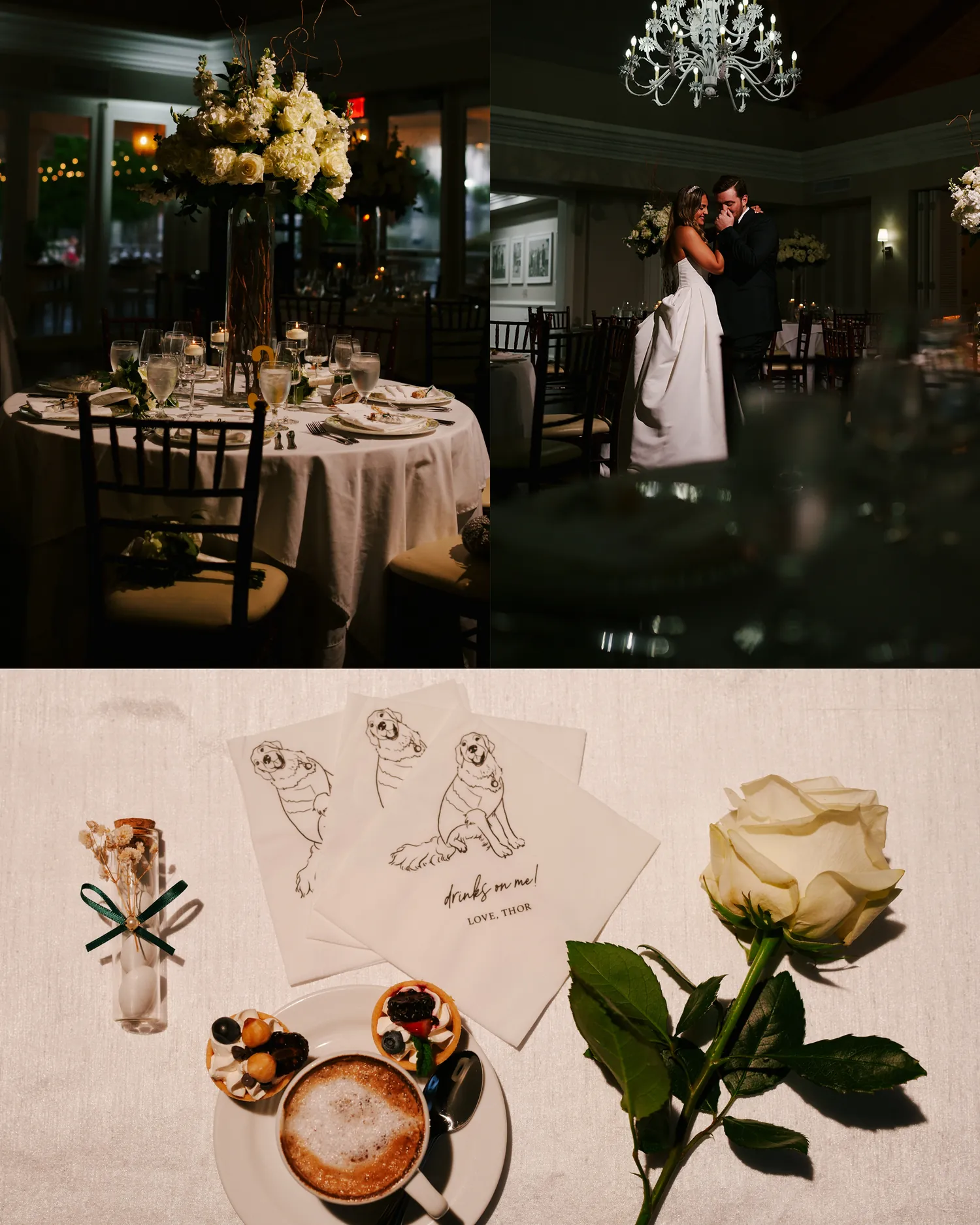 Joanna & Miguel wedding album spread