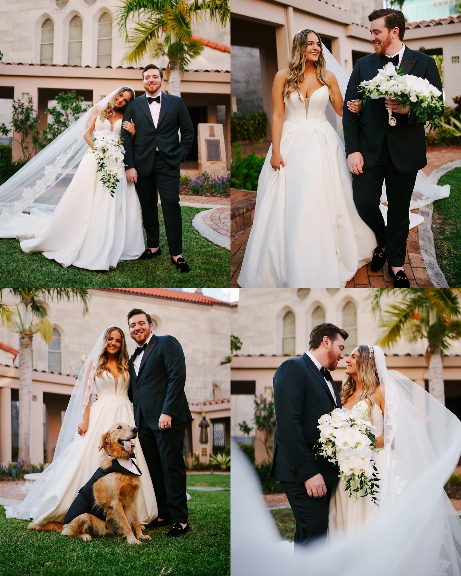 Joanna & Miguel wedding album spread