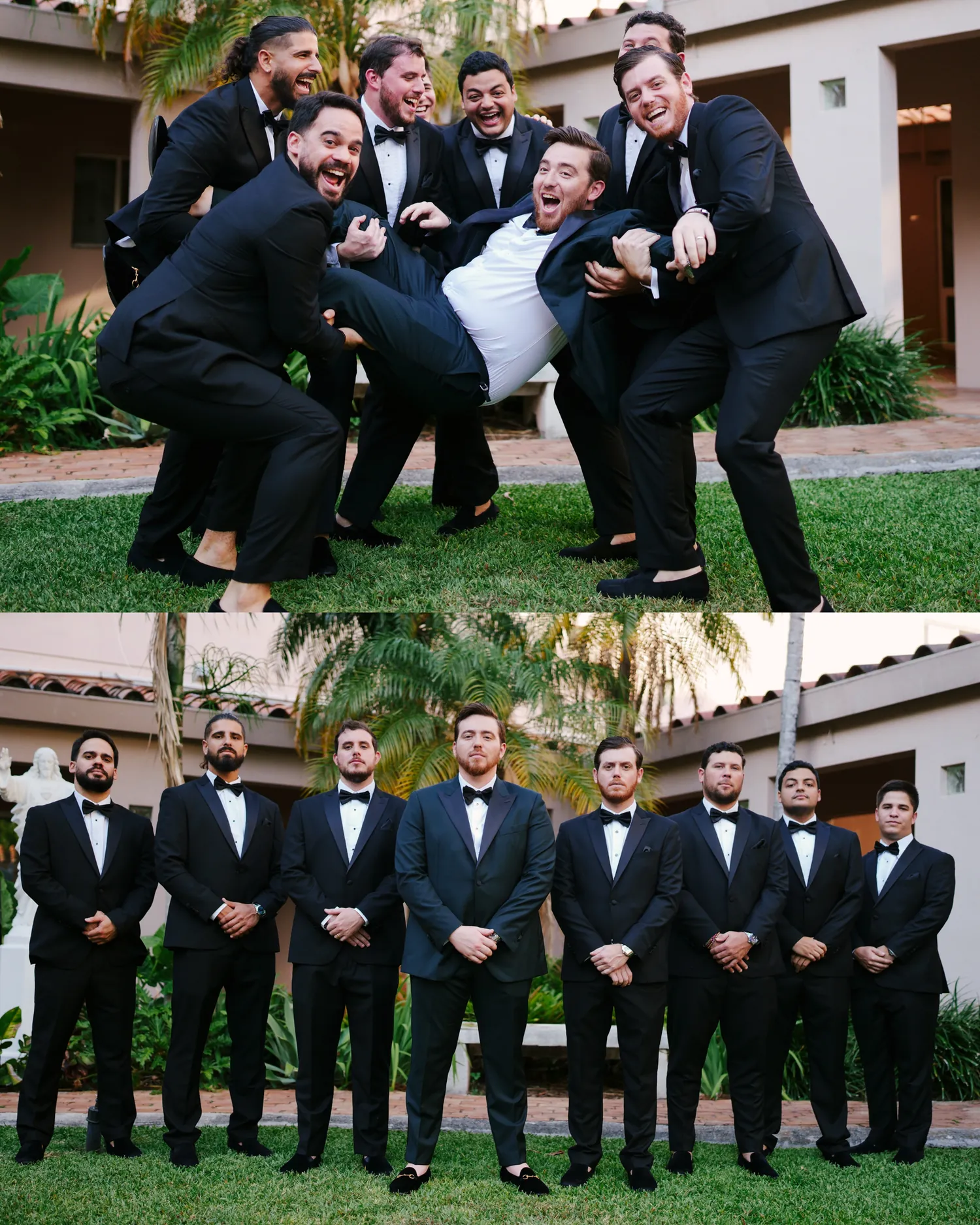 Joanna & Miguel wedding album spread