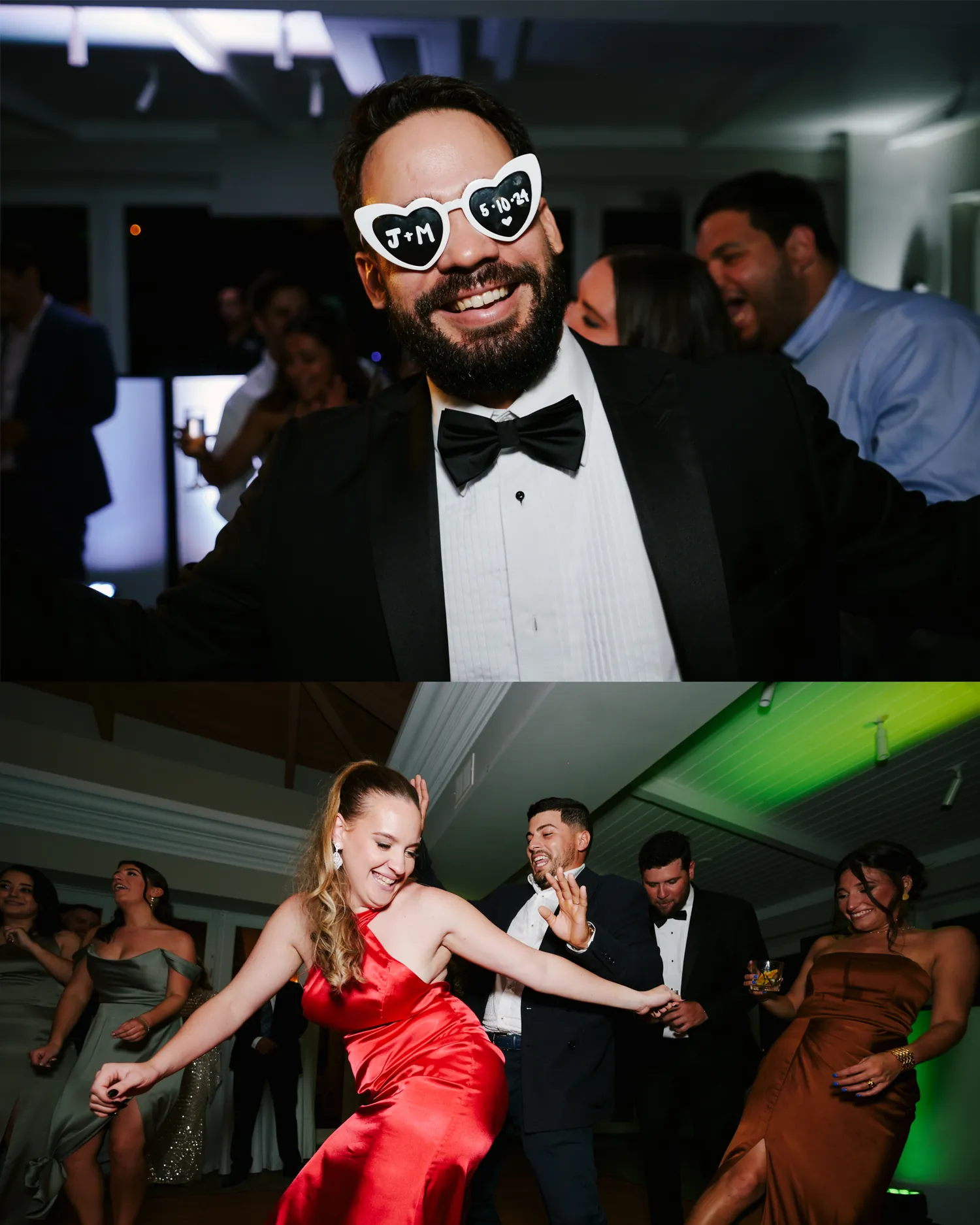 Joanna & Miguel wedding album spread