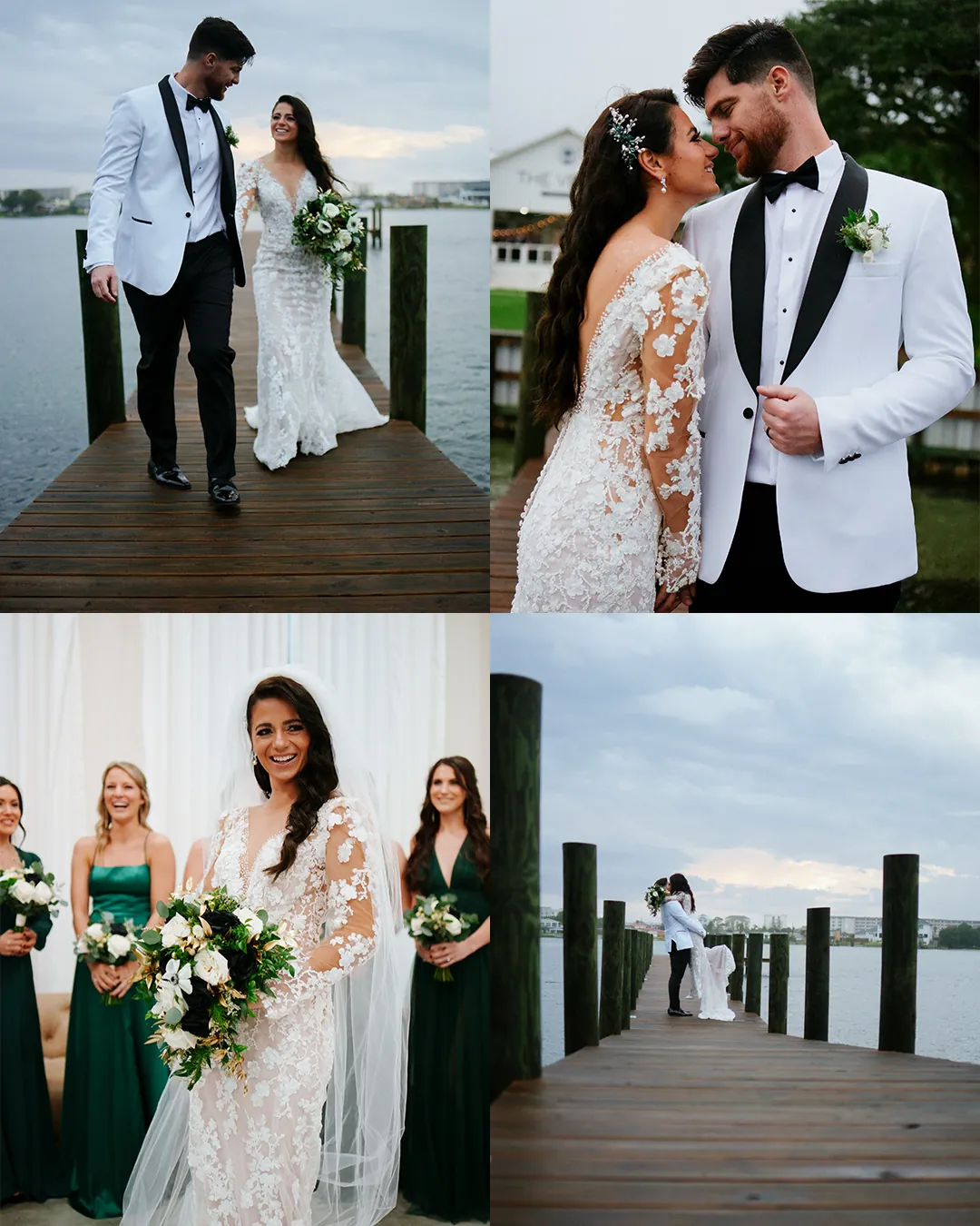 Rhegan & William wedding album spread
