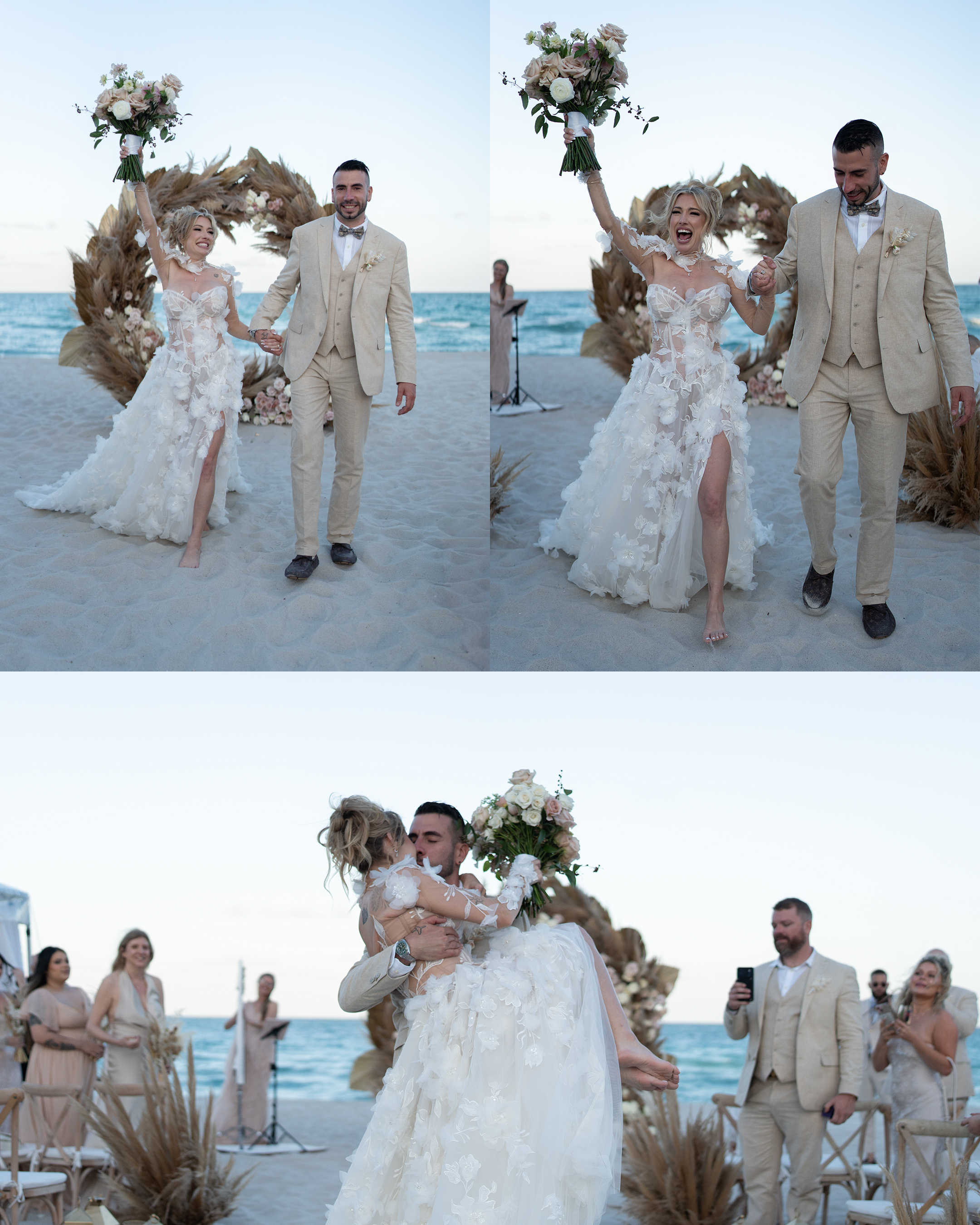 Beach ceremony moments with Alicia and Josh by Megaset Weddings - 8