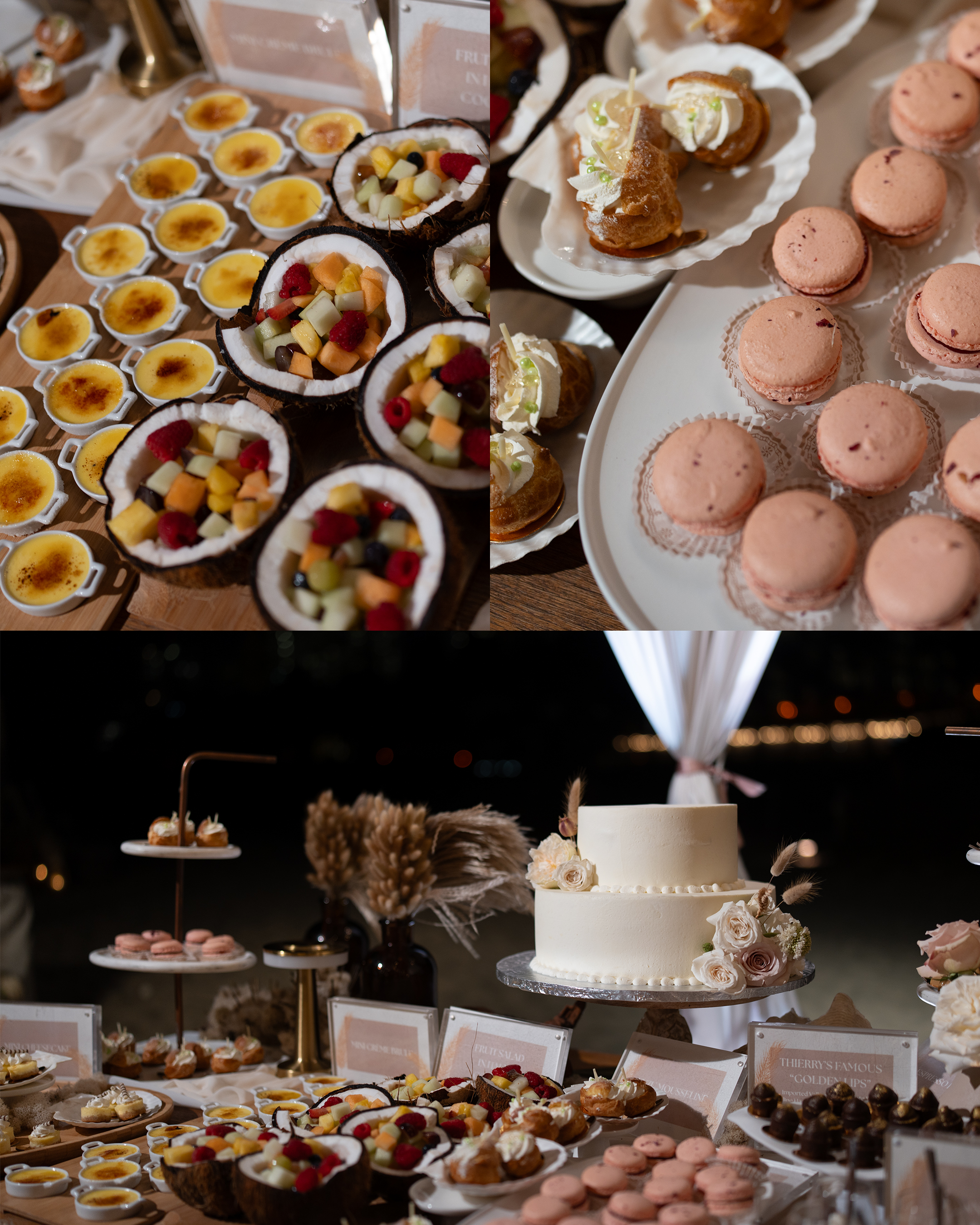 Florida wedding dessert table and cake photography by Megaset Weddings - 12