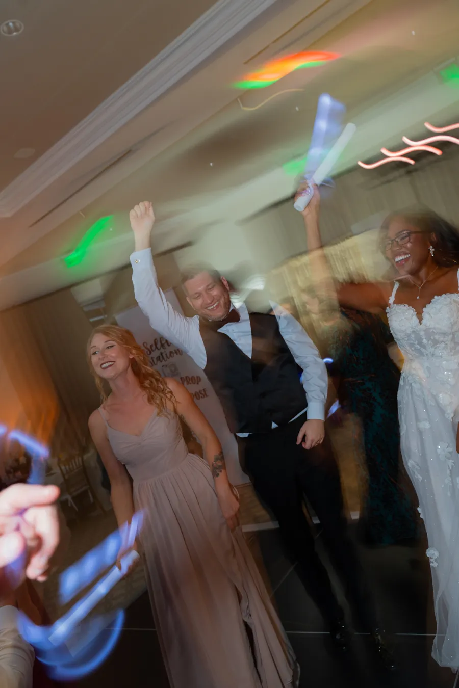 Belinda and Kevin dancing together at their reception