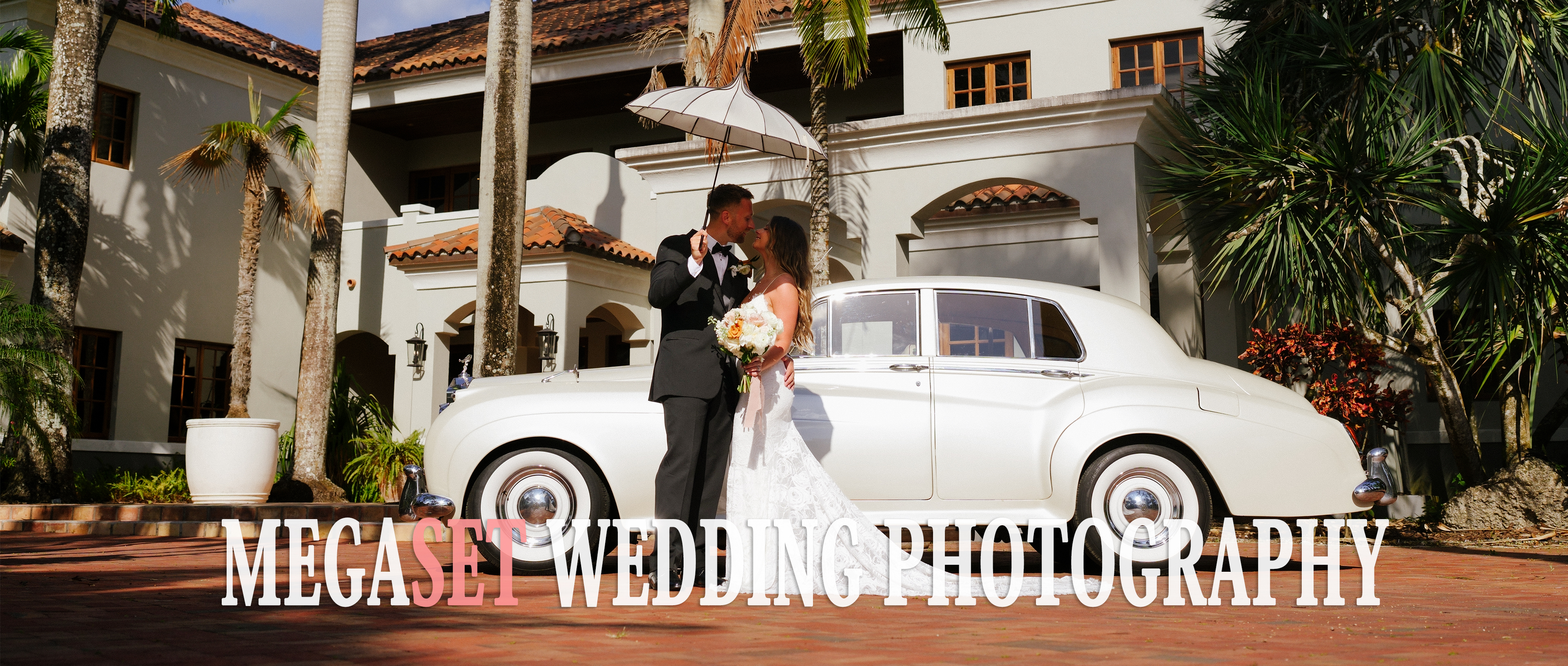 Florida wedding portraits and reception photography by Megaset Weddings