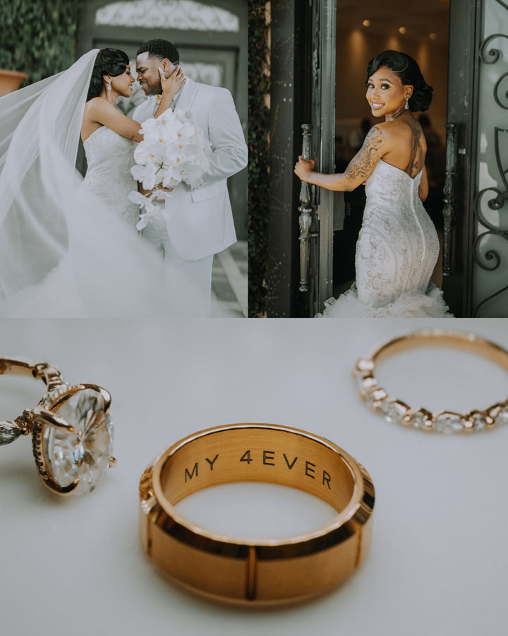 Fun, happy wedding collage at The Lavan Venue — 2